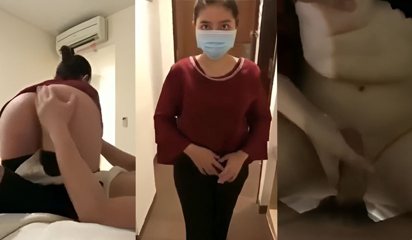 Westlicher Typ überprüft vietnamesisches Massagemädchen...
